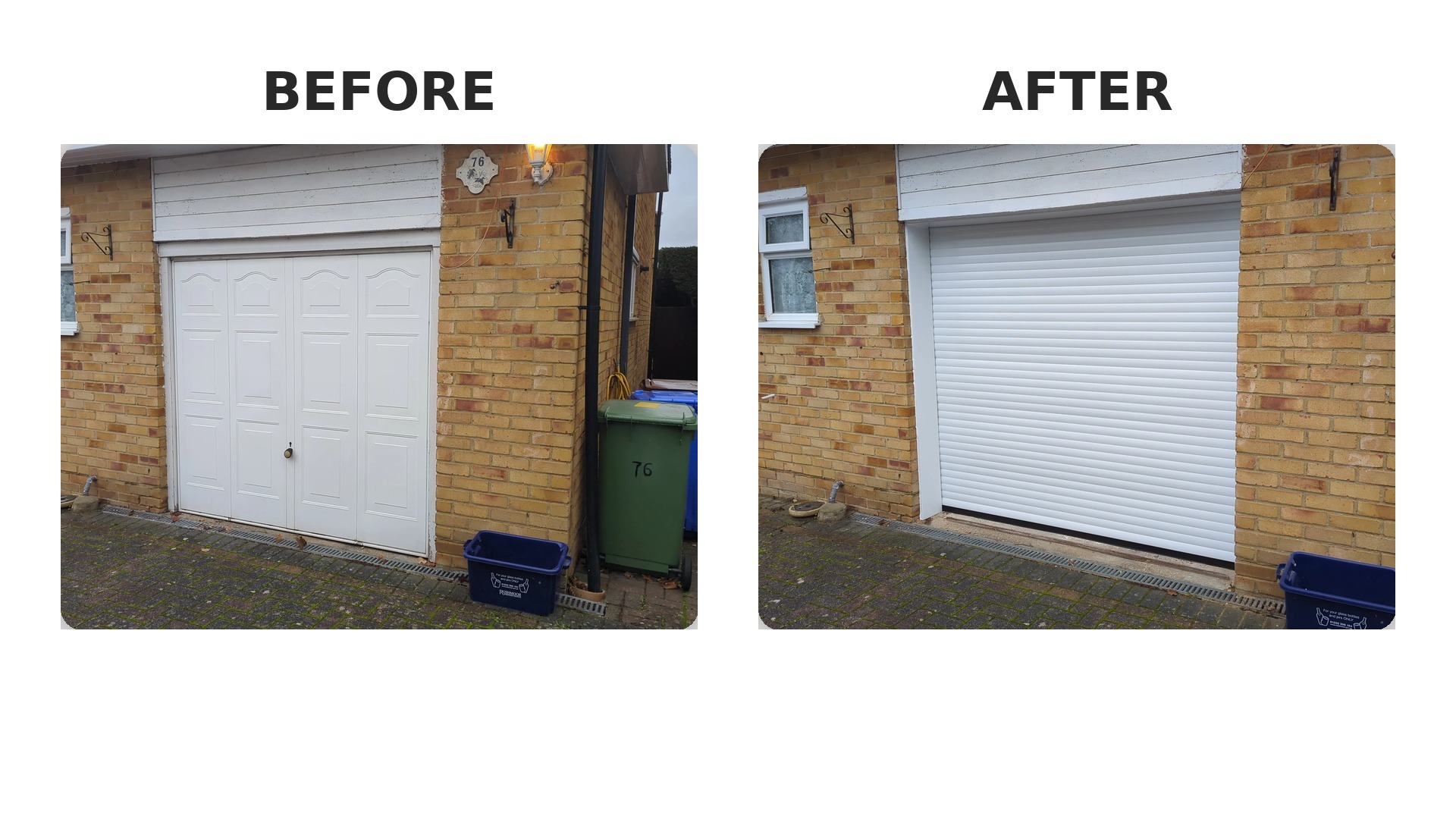 Roller Shutter Garage Door Installation - 24th November 2025